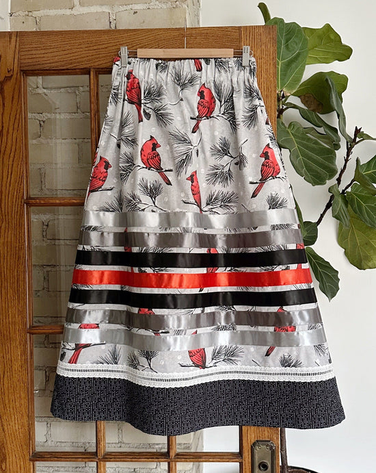 Lillie Nell Ribbon Skirts Skirts in Winter Cardinal