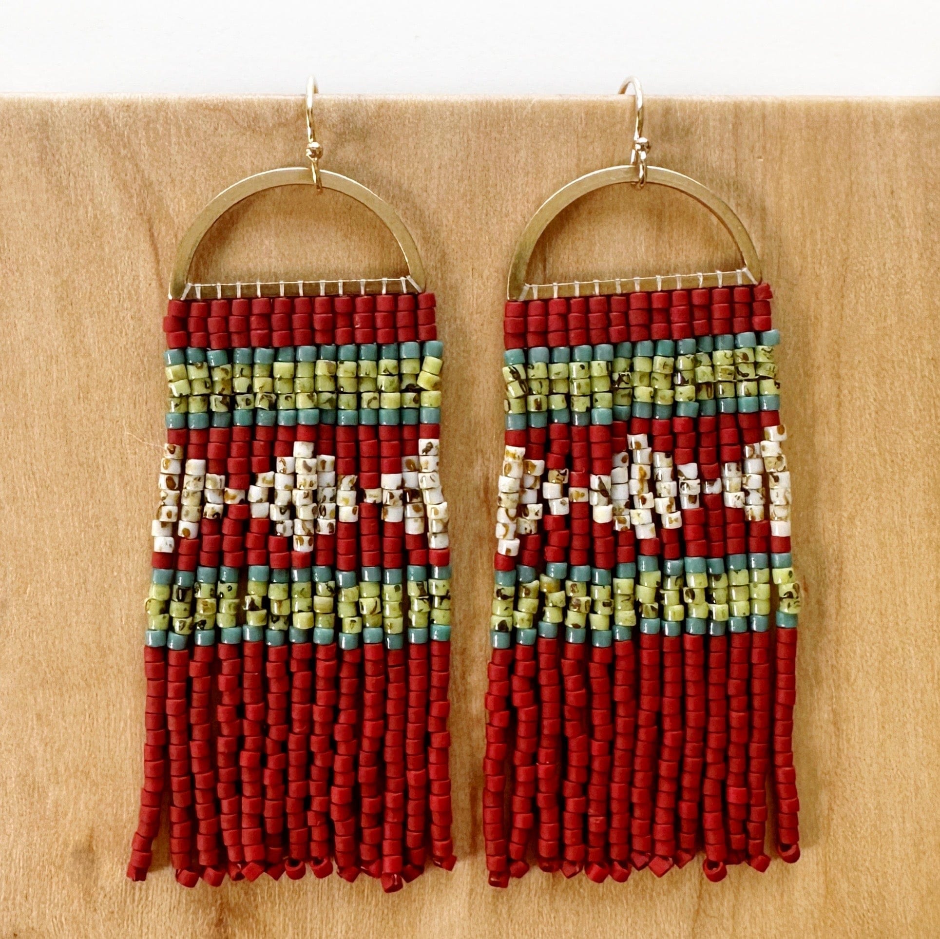 Lillie Nell Sinti Earrings in Strawberry Thief