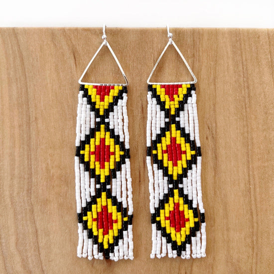 Lillie Nell Sinti Tuklo Earrings in Four Directions