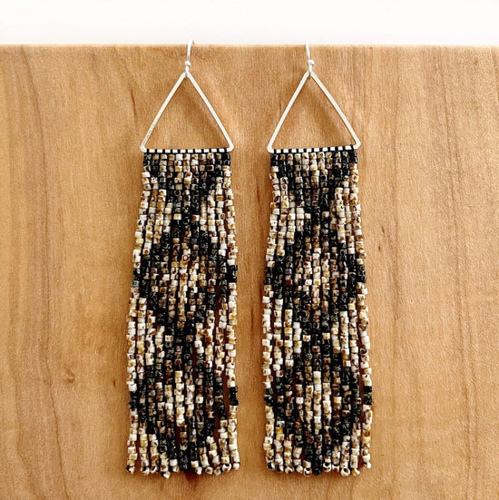 Load image into Gallery viewer, Lillie Nell Sinti Tuklok Earrings in Rattlesnake
