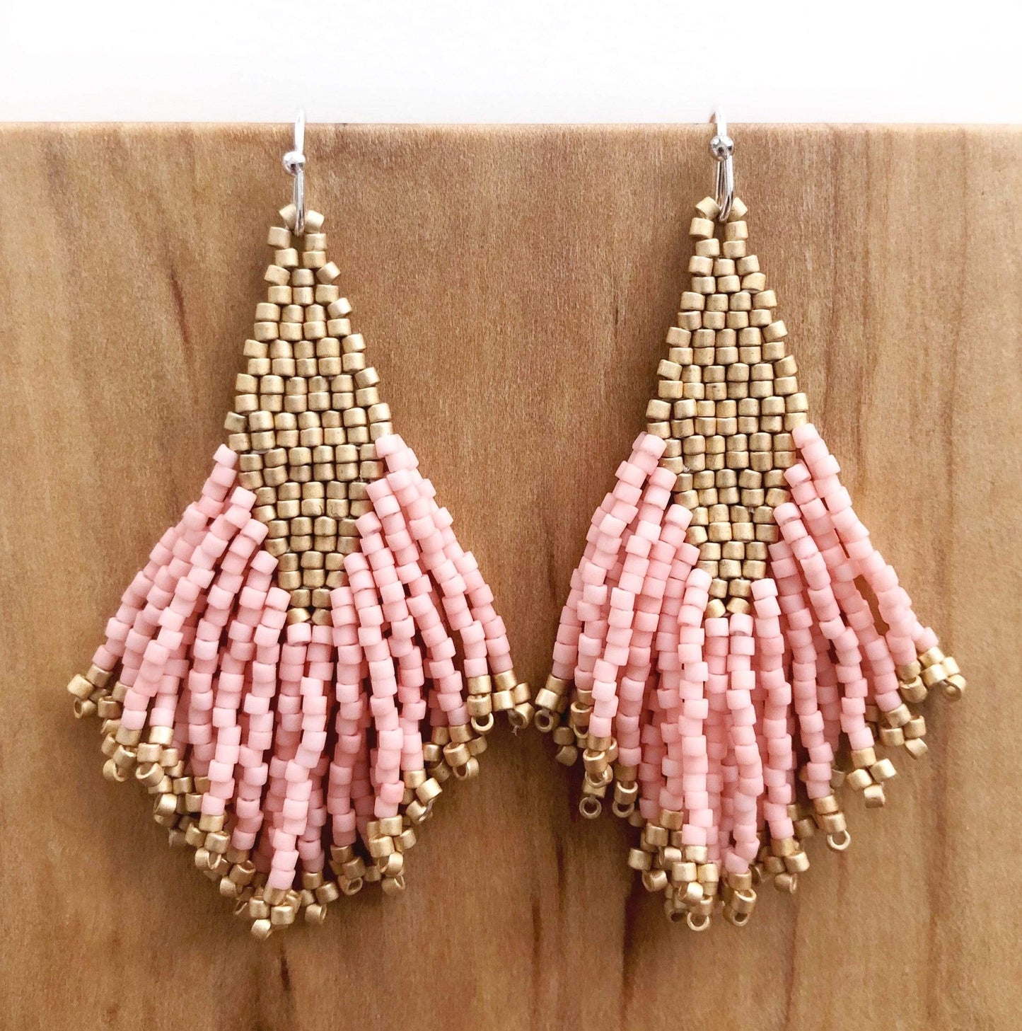 Load image into Gallery viewer, Lillie Nell Sokko Hasimbish Earrings in Blush
