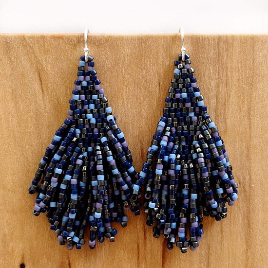 Load image into Gallery viewer, Lillie Nell Tanchi Earrings in Hopi Blue
