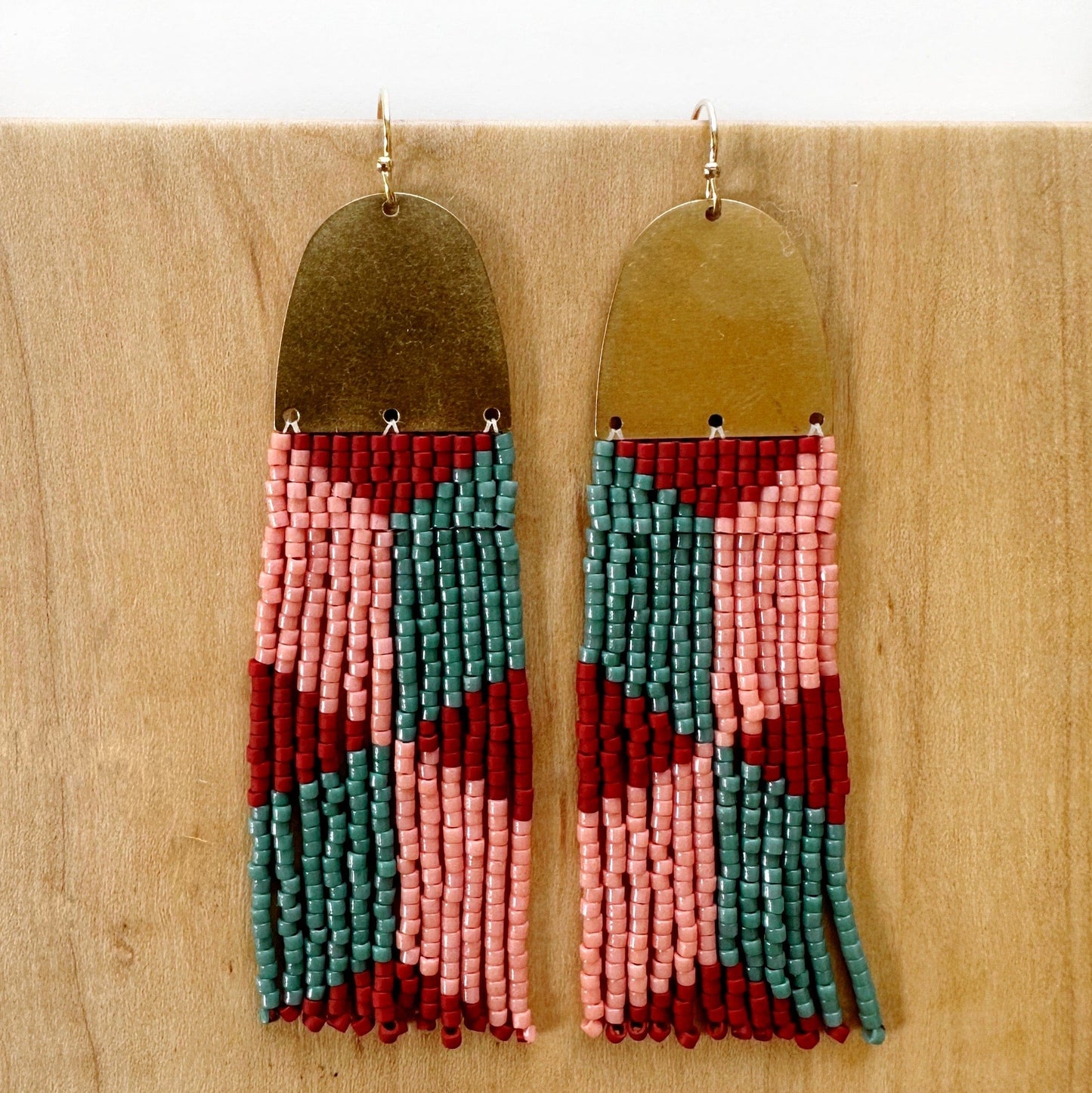 Lillie Nell Tushka Earrings in Strawberry Thief