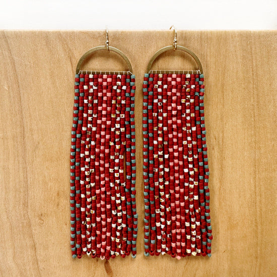 Lillie Nell Tvpushnik Earrings in Strawberry Thief