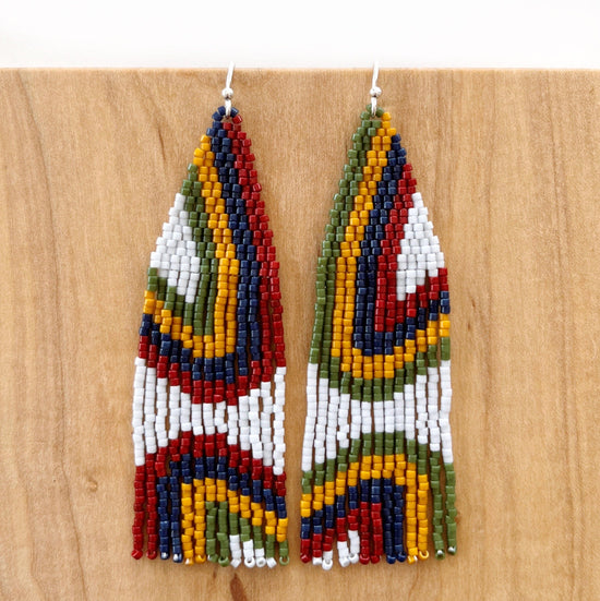Load image into Gallery viewer, Lillie Nell Yukpa Earrings in Alpine
