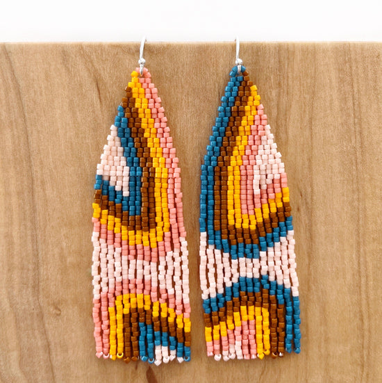 Load image into Gallery viewer, Lillie Nell Yukpa Earrings in Golden Hour
